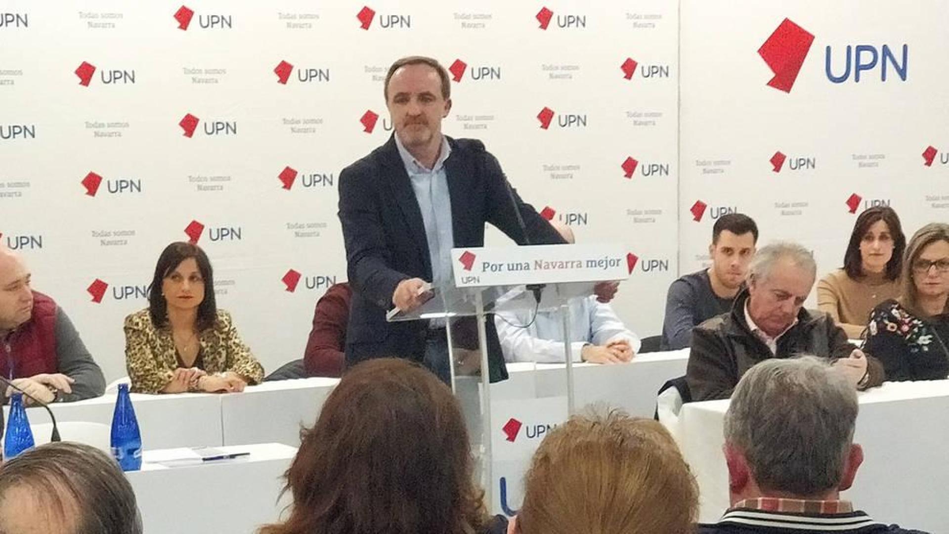 Esparza justifica la presencia de UPN en Madrid "contra el chantaje a España"