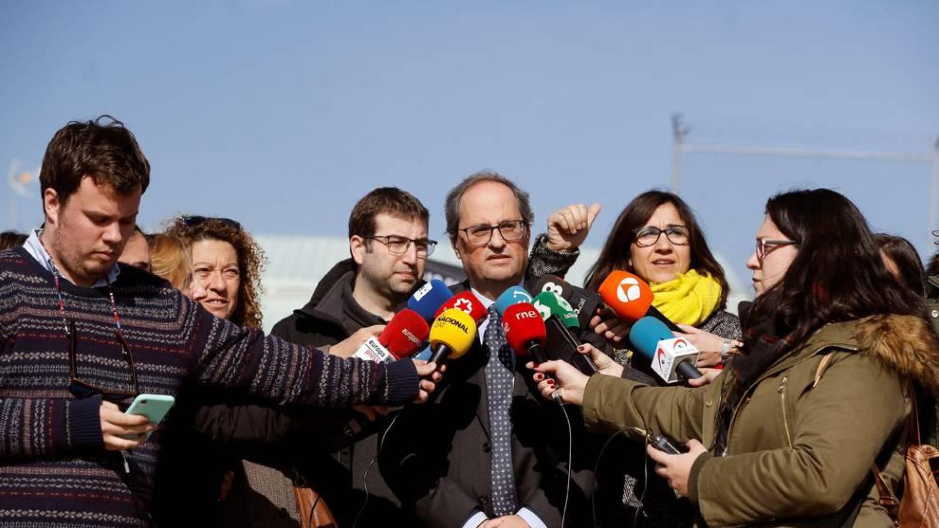 Torra pide a Sánchez "coraje" y seguir con un diálogo que incluya autodeterminación