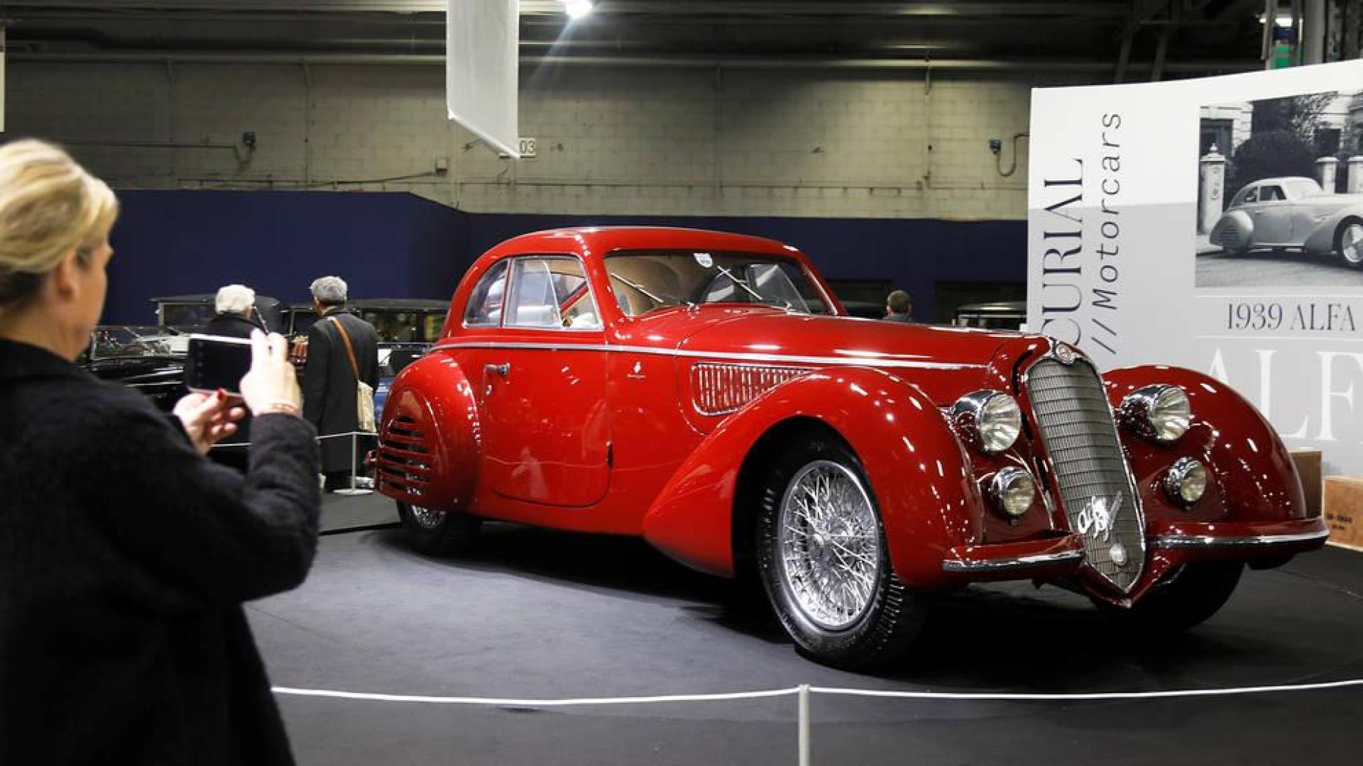Subastado en París un Alfa Romeo de 1939 por más de 16 millones de euros