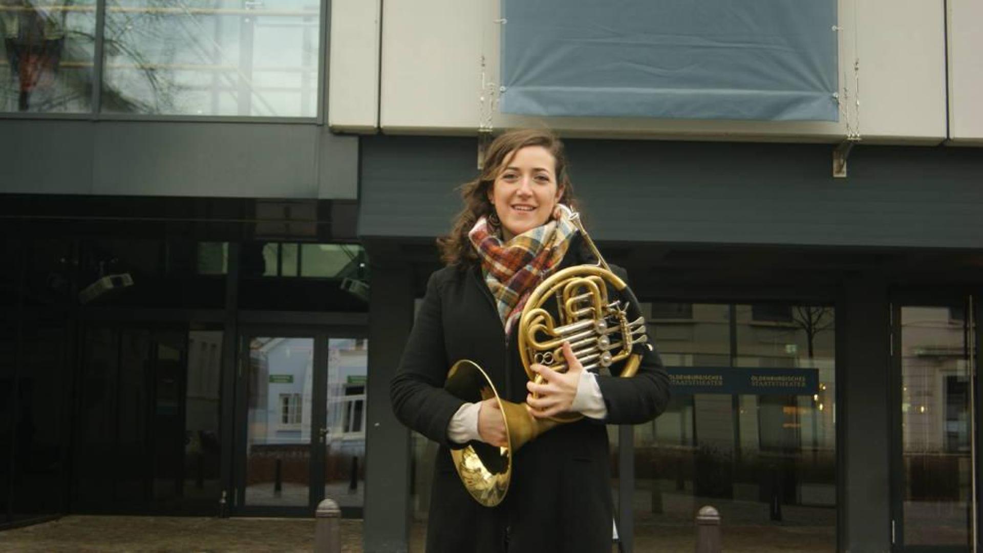 La pamplonesa Saioa Ocaña Sola, de 29 años, vive desde hace cinco años en Alemania, donde trabaja como músico en una orquesta.