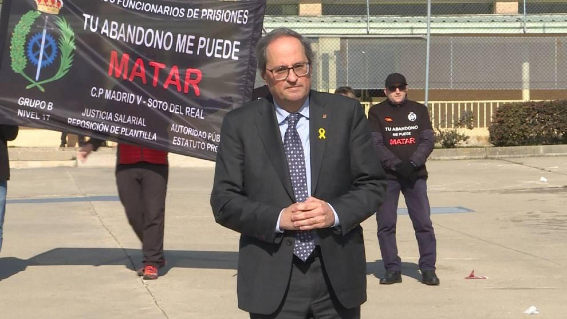 Torra afirma que el Govern aún no conoce la propuesta del PSOE para Cataluña