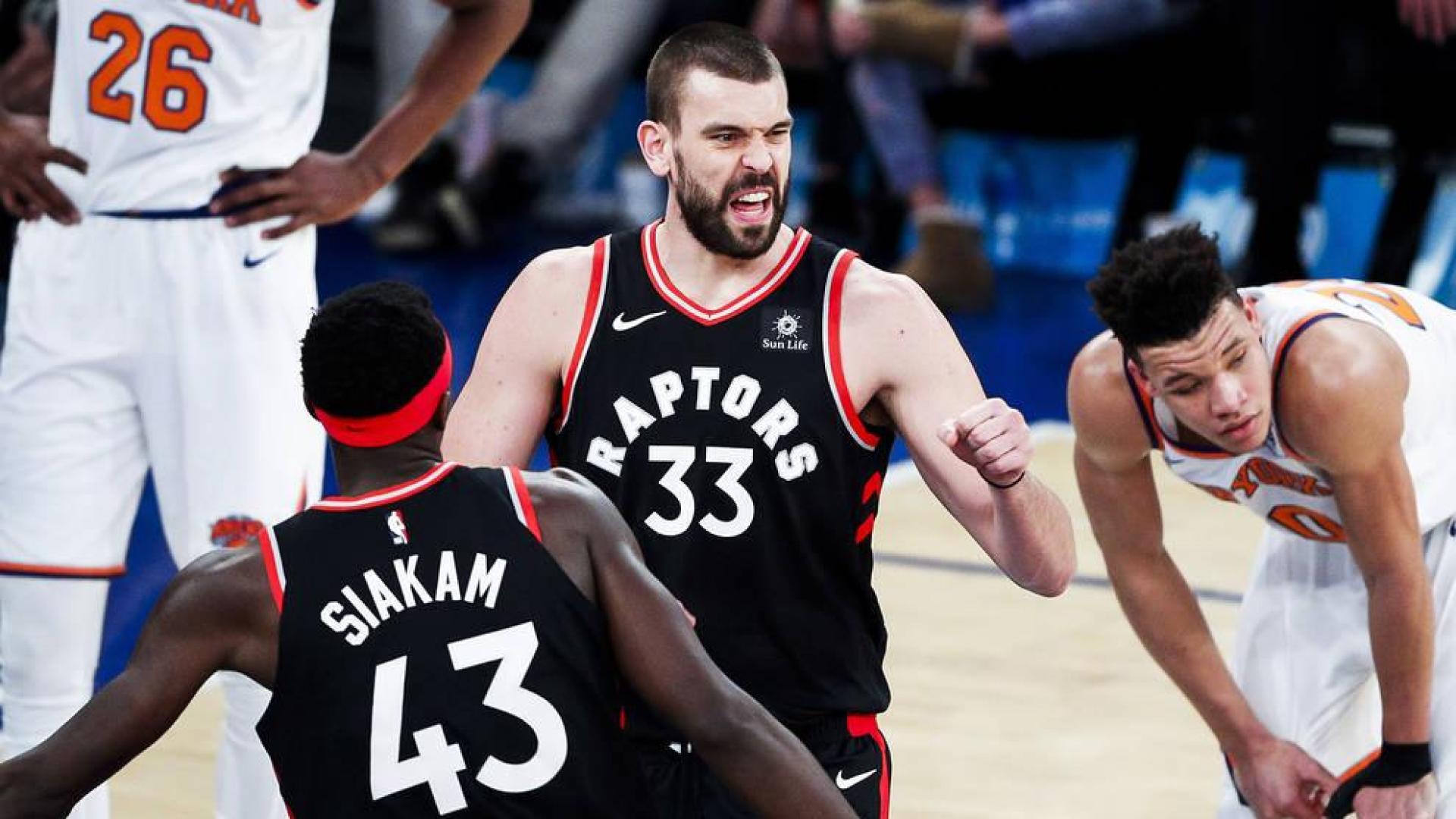 Marc Gasol debuta con triunfo con los Raptors