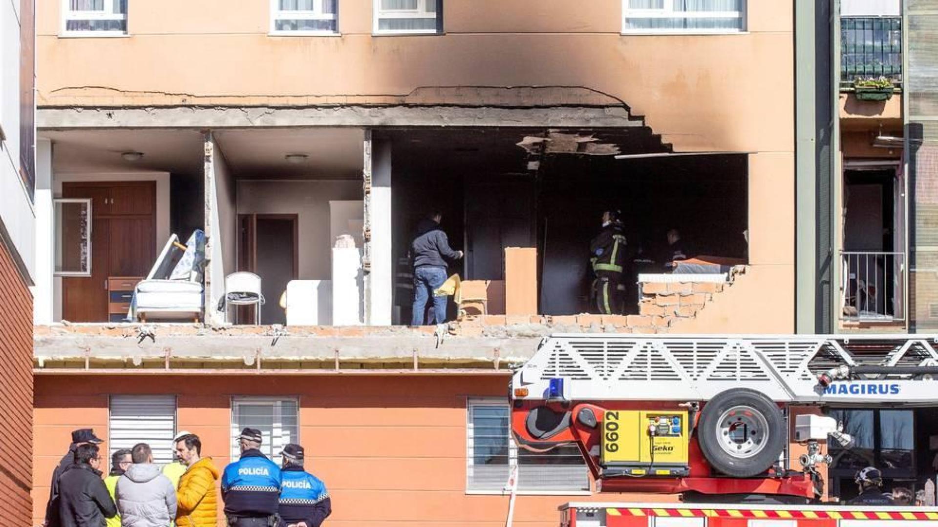 Fallece un hombre en una explosión de gas en una vivienda de Burgos