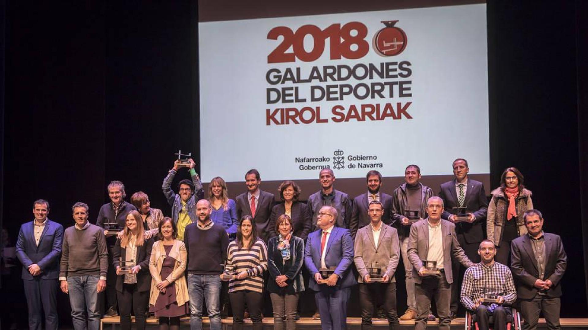 El deporte navarro reconoce a María Asurmendi y Alberto Munárriz