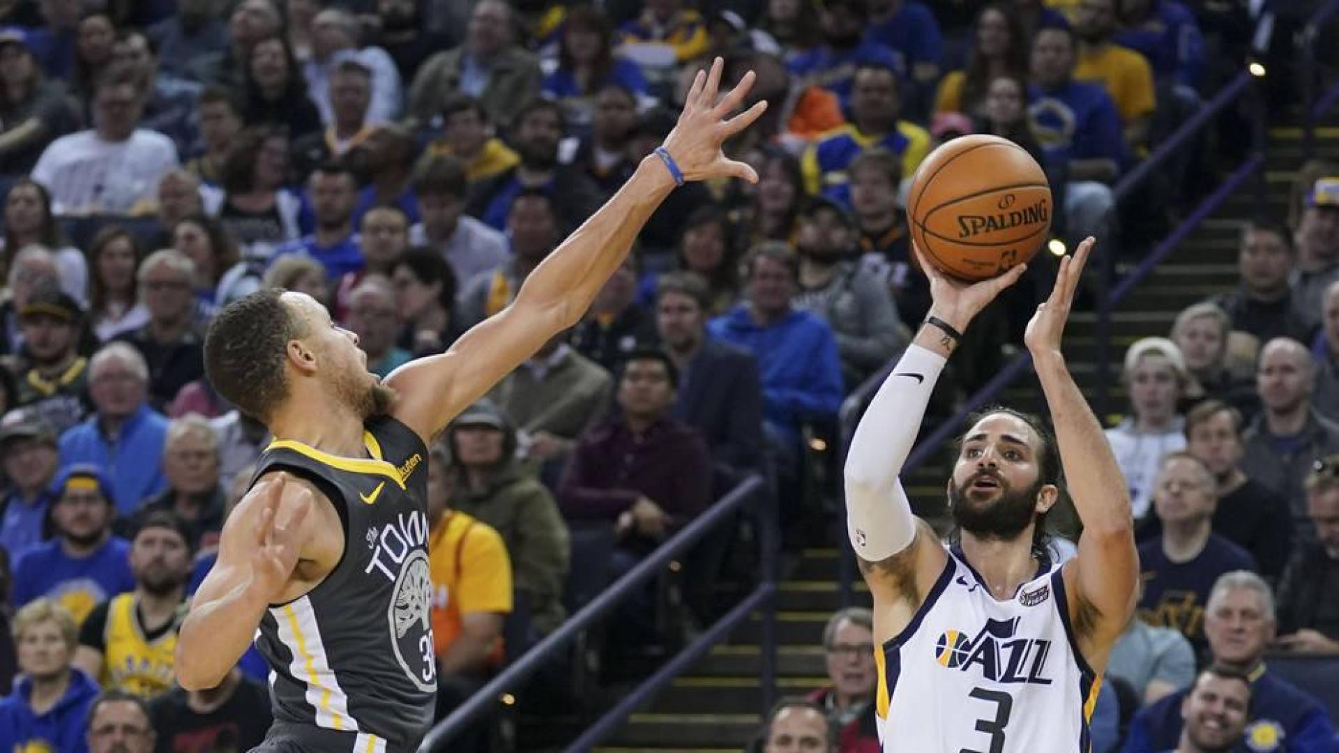 Rubio no pudo con Curry y Pau Gasol se quedó en el banquillo