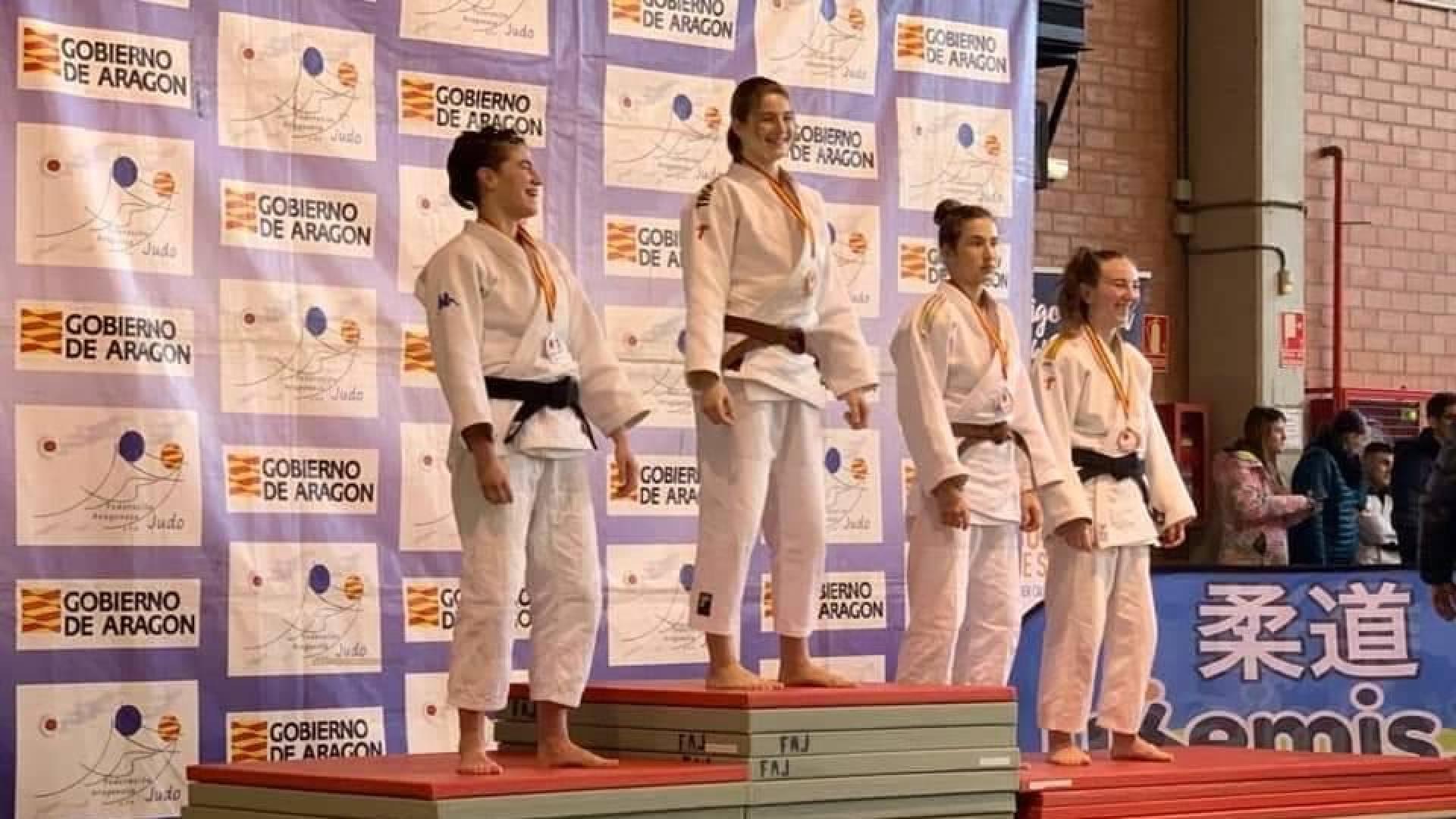 Paula Beorlegui y Silvia Arribas, primera y segunda en -52 kg.