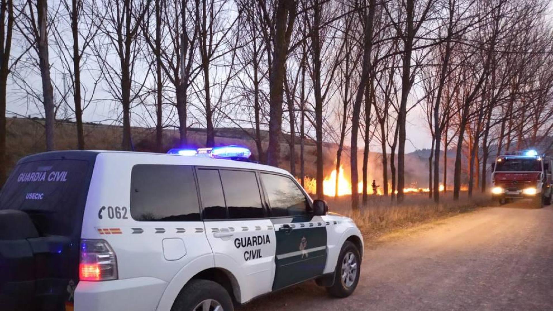 Declarados varios incendios forestales en Navarra