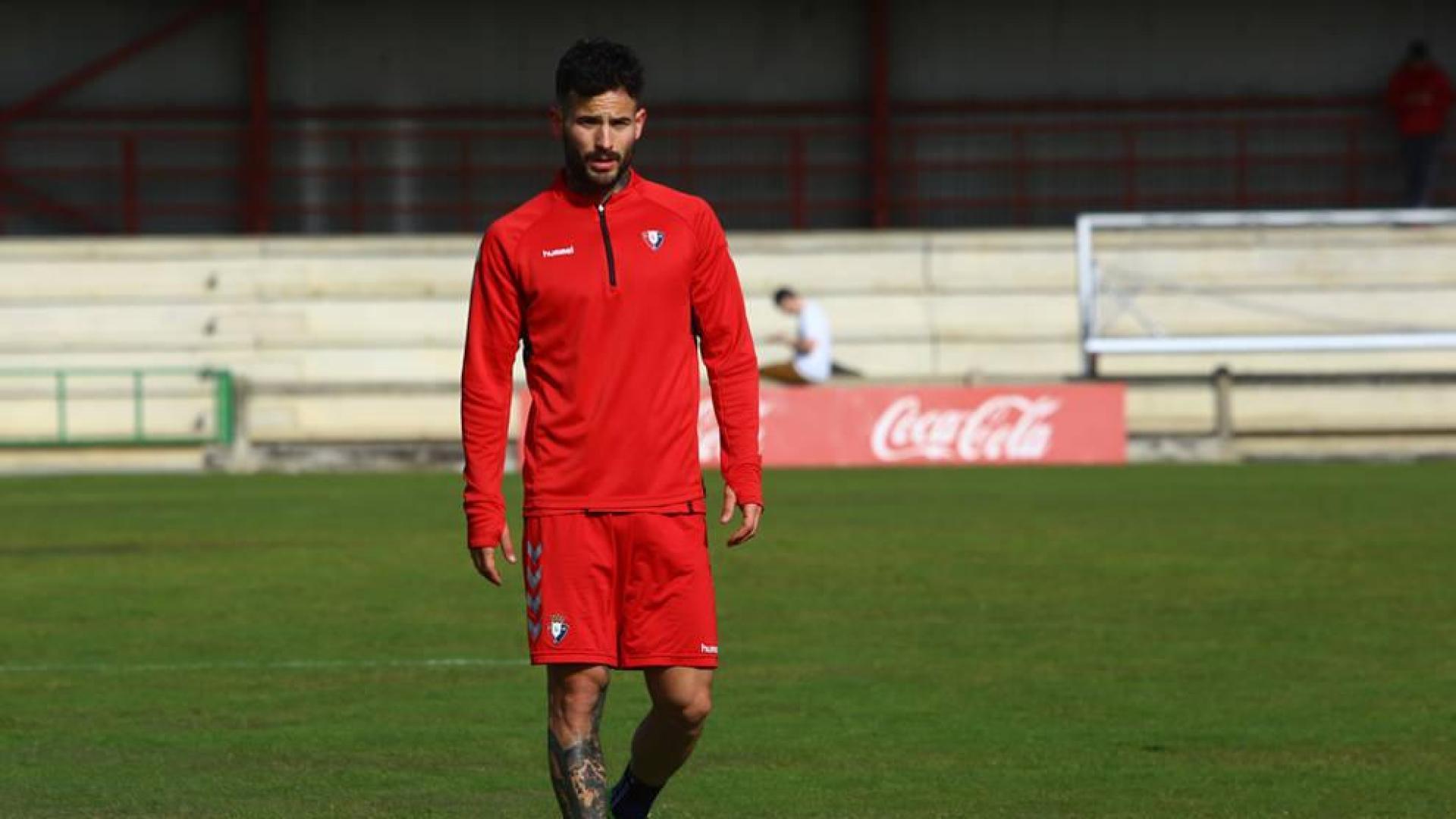 Rubén García no está descartado en Osasuna para el sábado