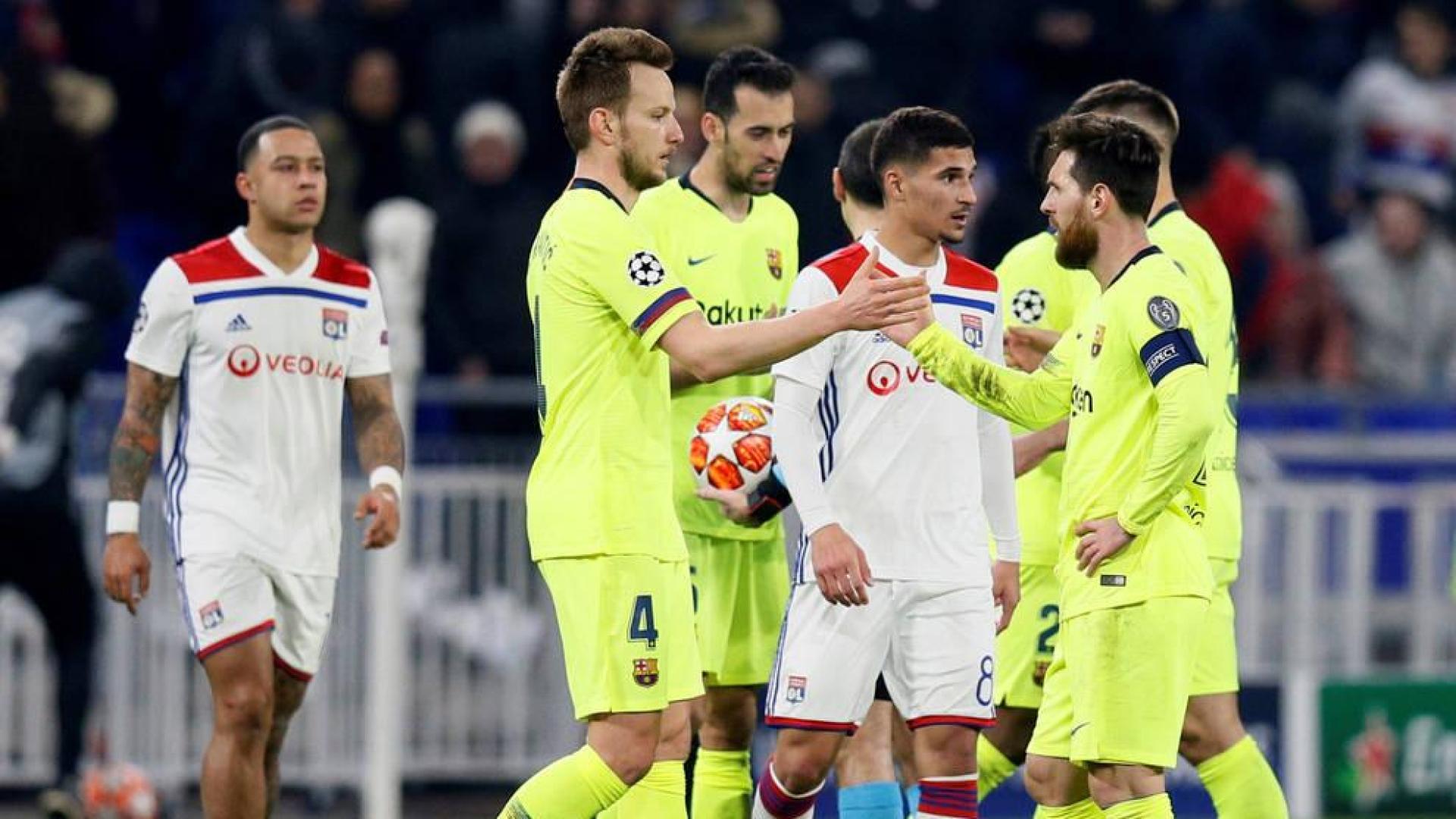El Barça deja vivo al Lyon