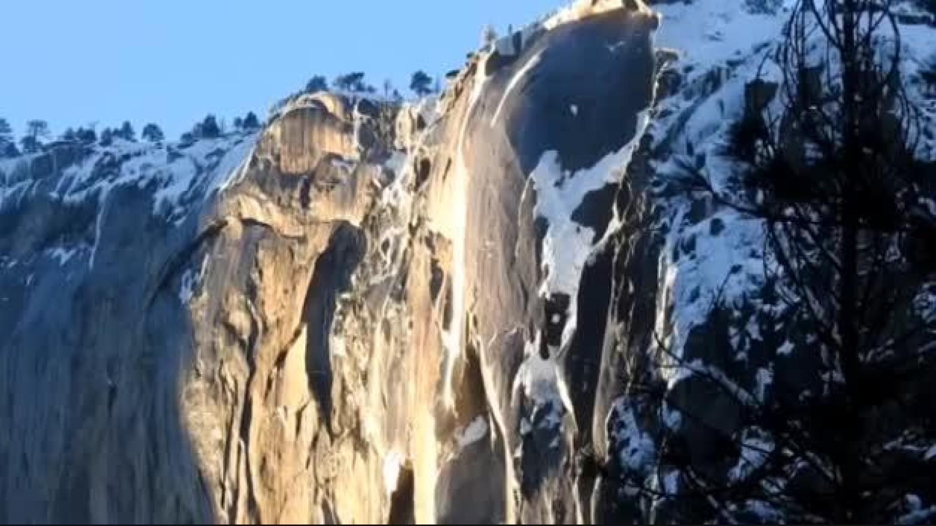 La “cascada de fuego” del parque de Yosemite vuelve a impresionar