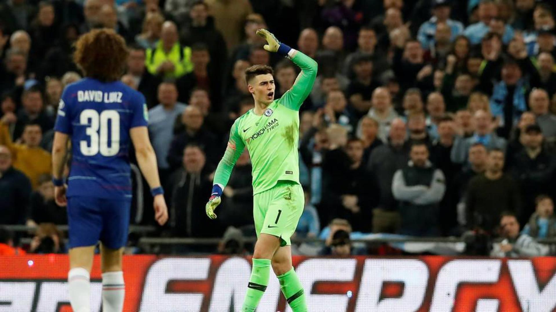 Kepa se niega a salir sustituido en la derrota del Chelsea en la Carabao Cup
