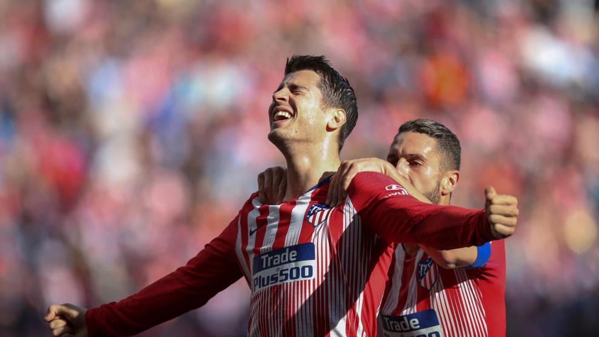 Morata marca y el Atleti sigue muy vivo