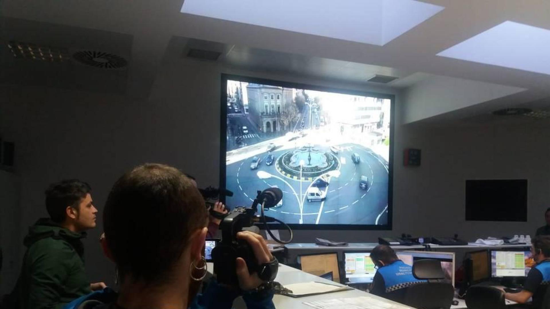 Nuevo sistema multipantalla del Centro de Coordinación Operativa de Policía Municipal de Pamplona