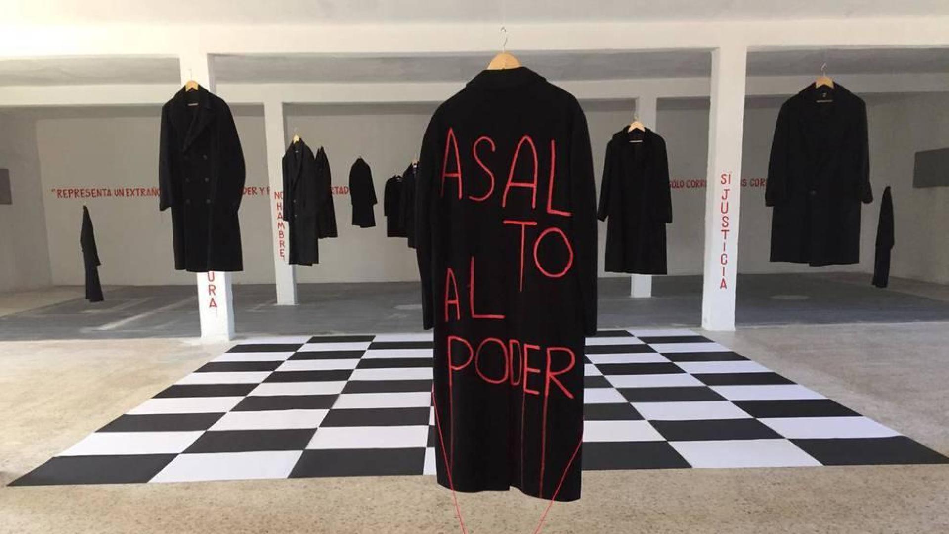 La instalación de Julia Juaniz en el espacio cultural Zapadores de Madrid.