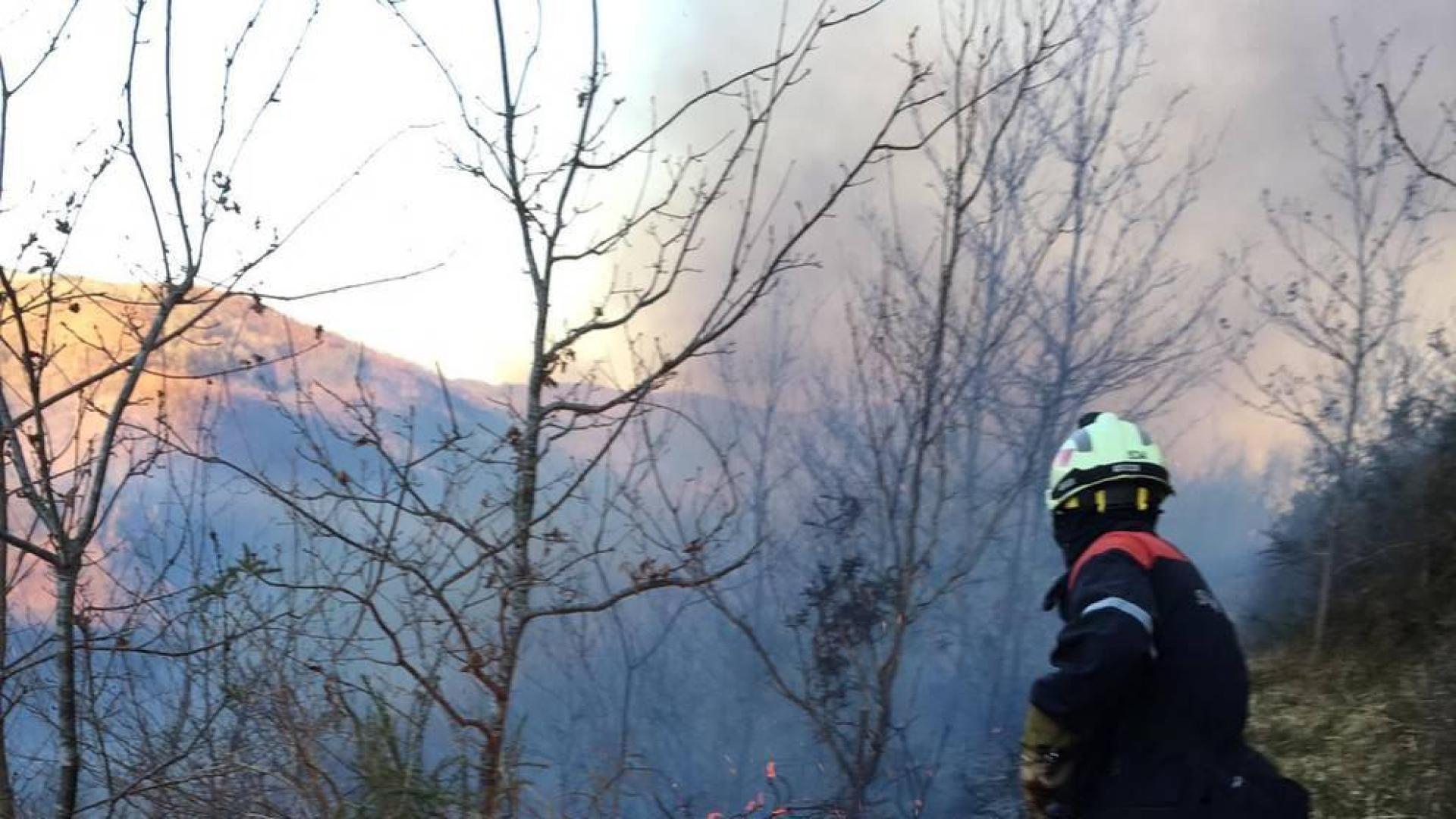 El Gobierno foral solicita apoyo aéreo al Gobierno central para extinguir un incendio en Goizueta