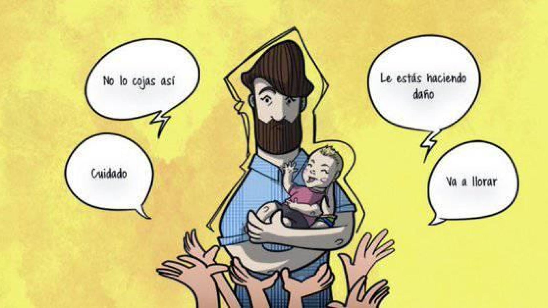 El autor del cómic '100 crisis de un papa primerizo' habla de sus vivencias en Pamplona