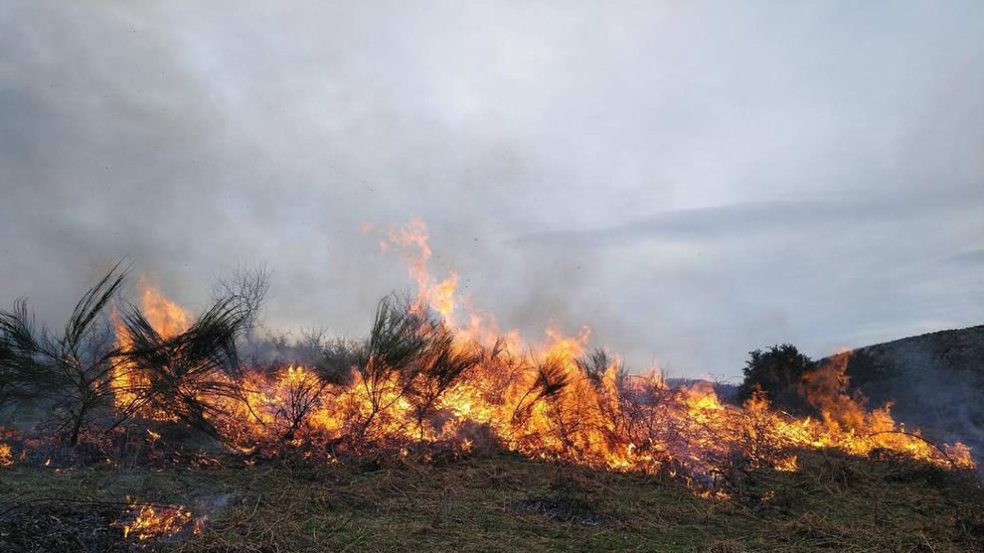 Incendio en Garaioa.