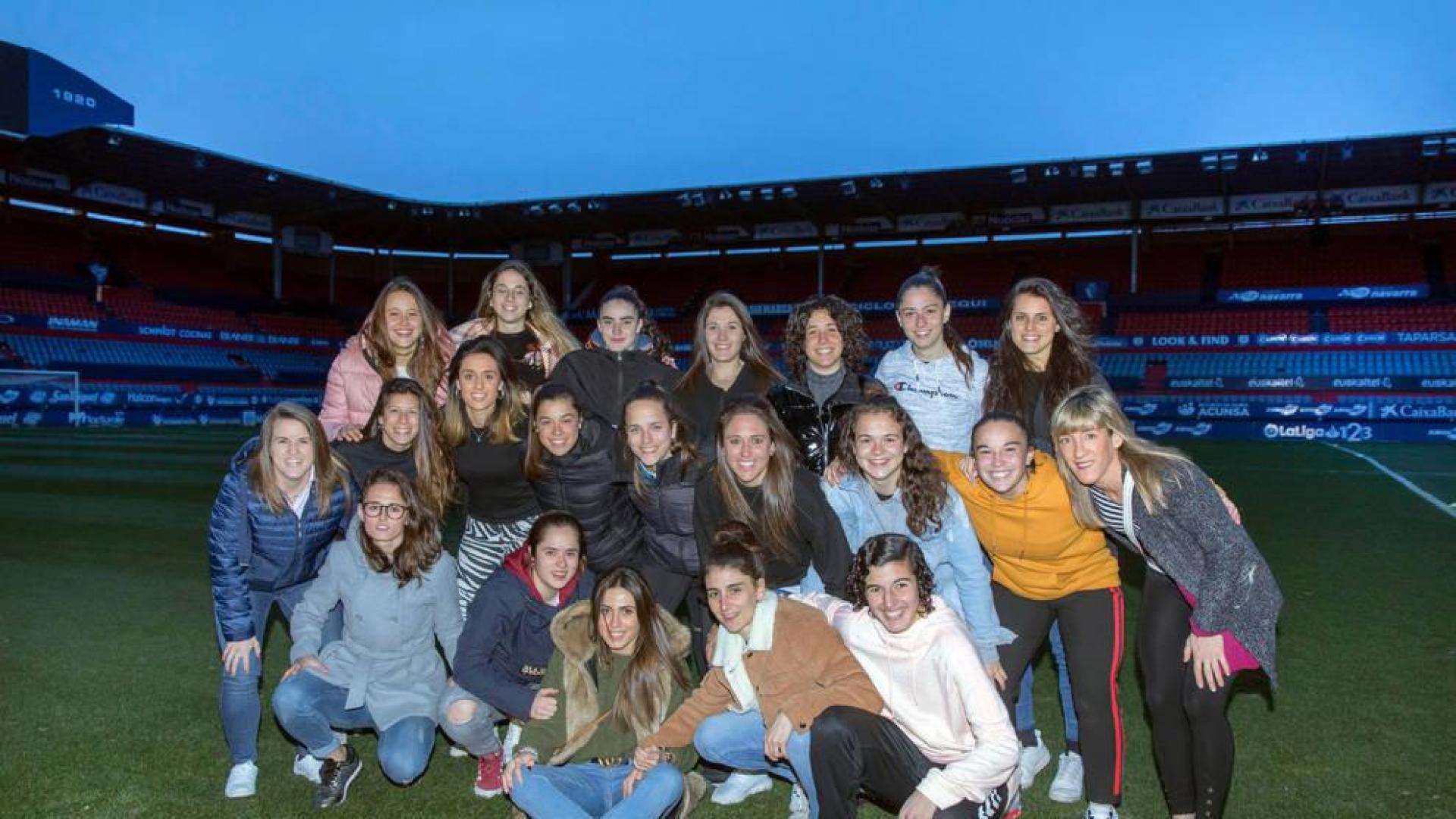 Osasuna Femenino ya pisa El Sadar