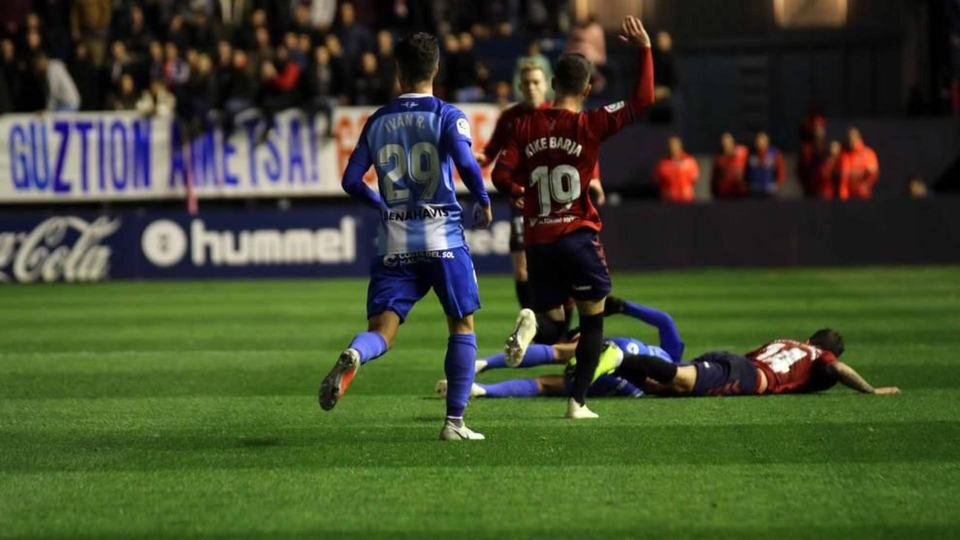 Imágenes del partido disputado en El Sadar entre Osasuna y Málaga el 3 de noviembre de 2018.