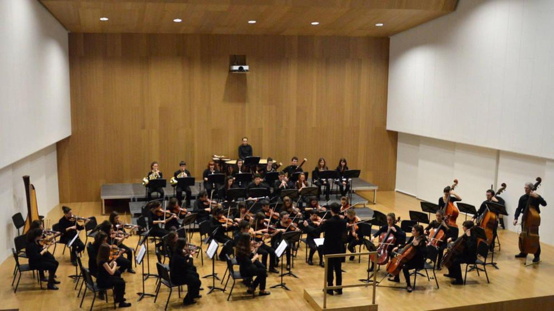 Un ensayo en la Ciudad de la Música.