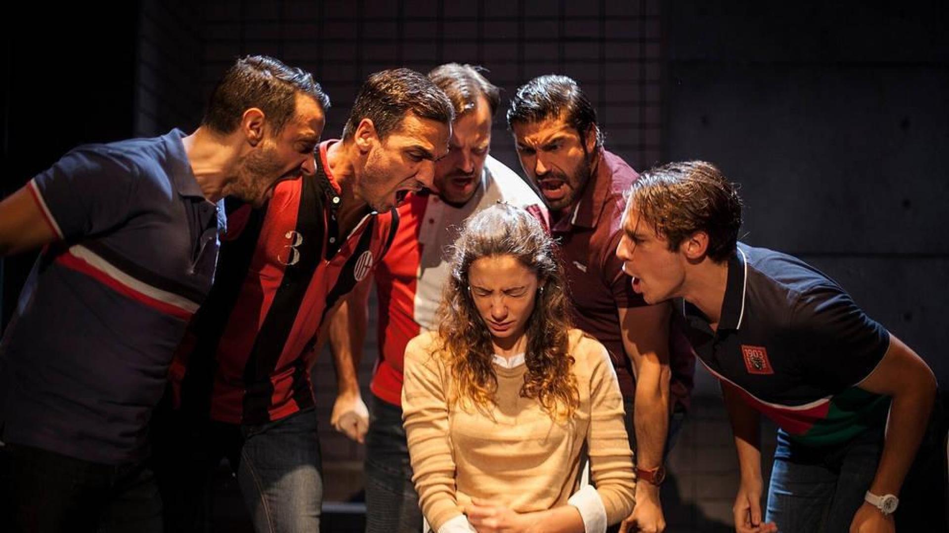 Imagen promocional de la obra sobre el juicio de 'La Manada'.