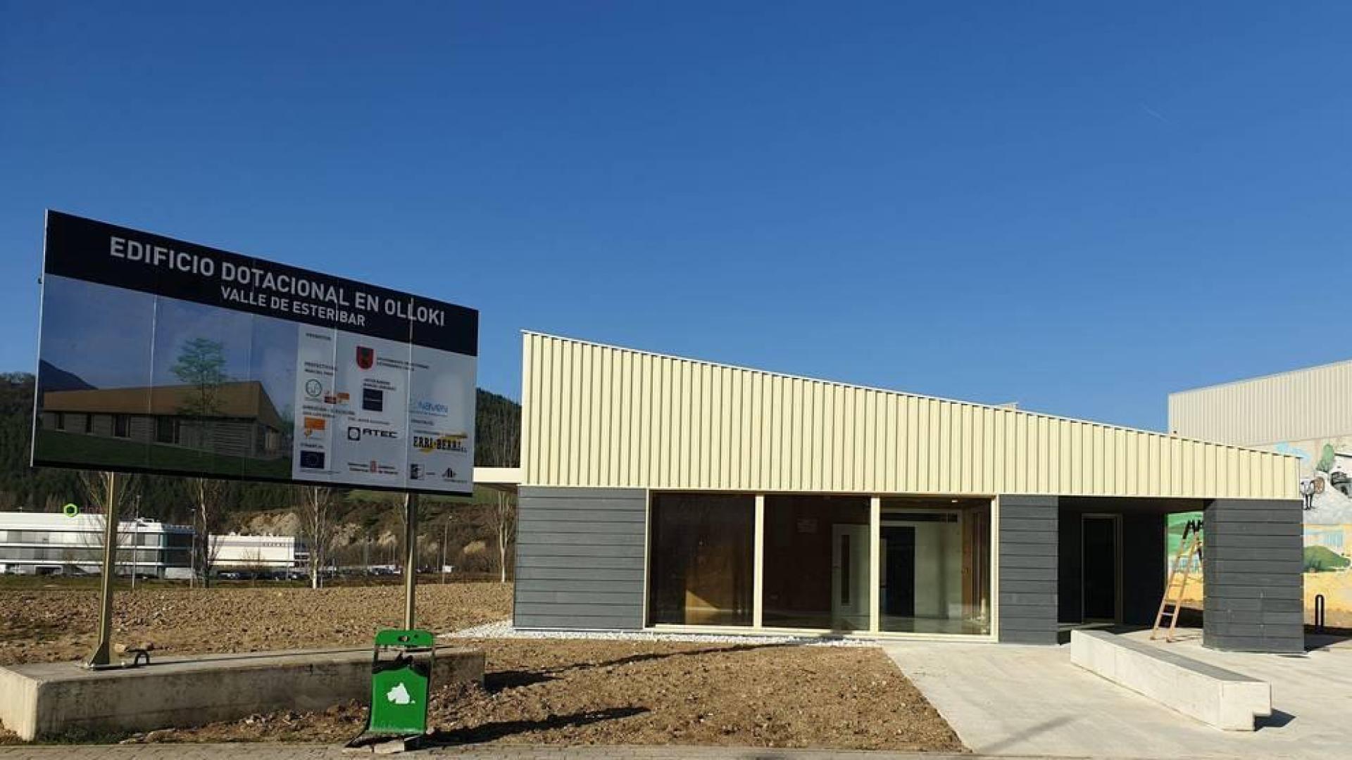 Esteribar quiere abrir este mes el nuevo centro cívico de Olloki