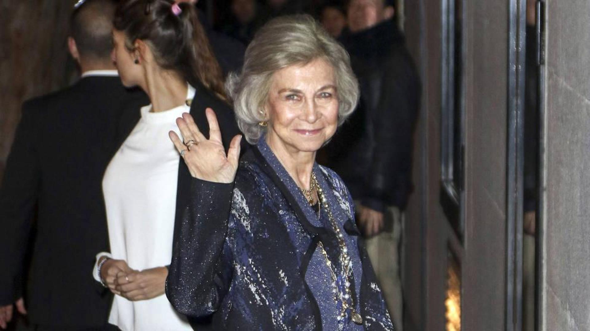 La reina Sofía asiste a la fiesta del 80 cumpleaños de la infanta Margarita