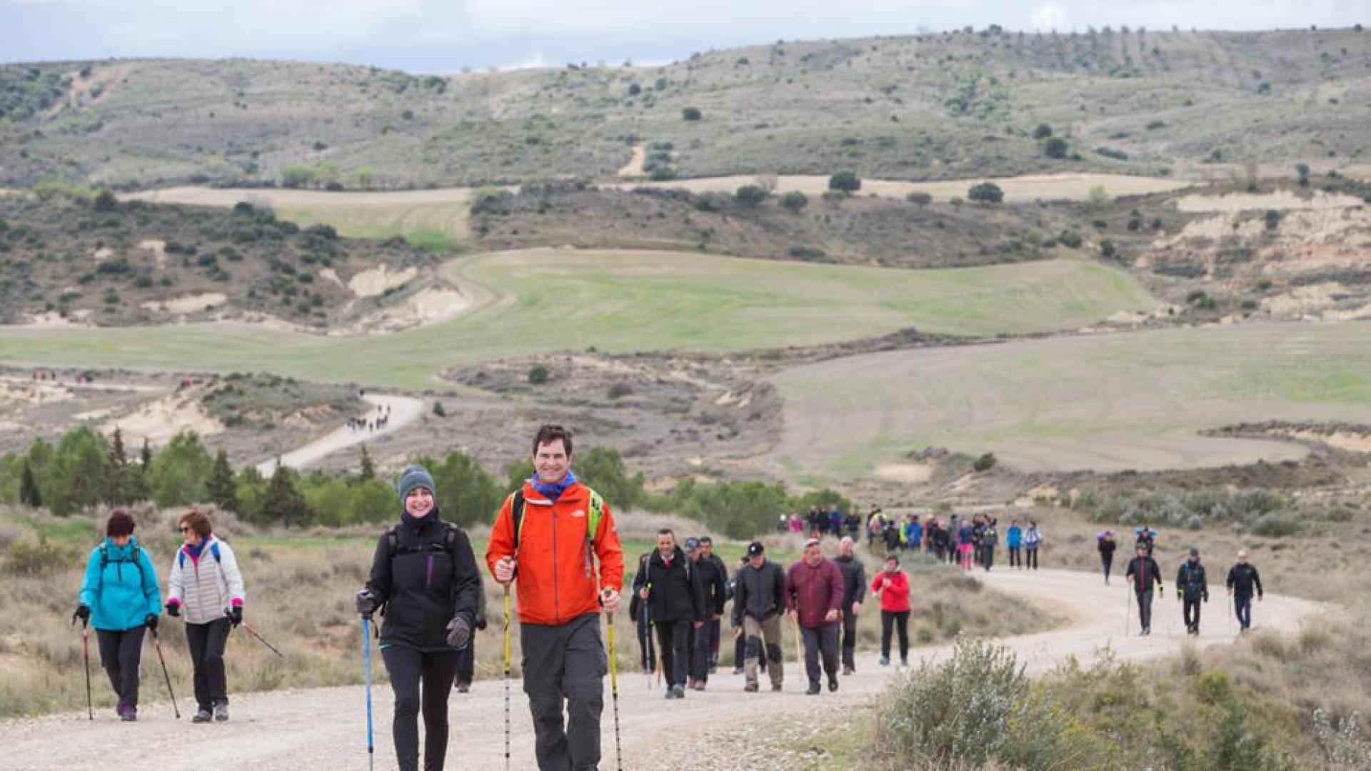 Más de 1.500 riberos, hacia al Castillo de Javier