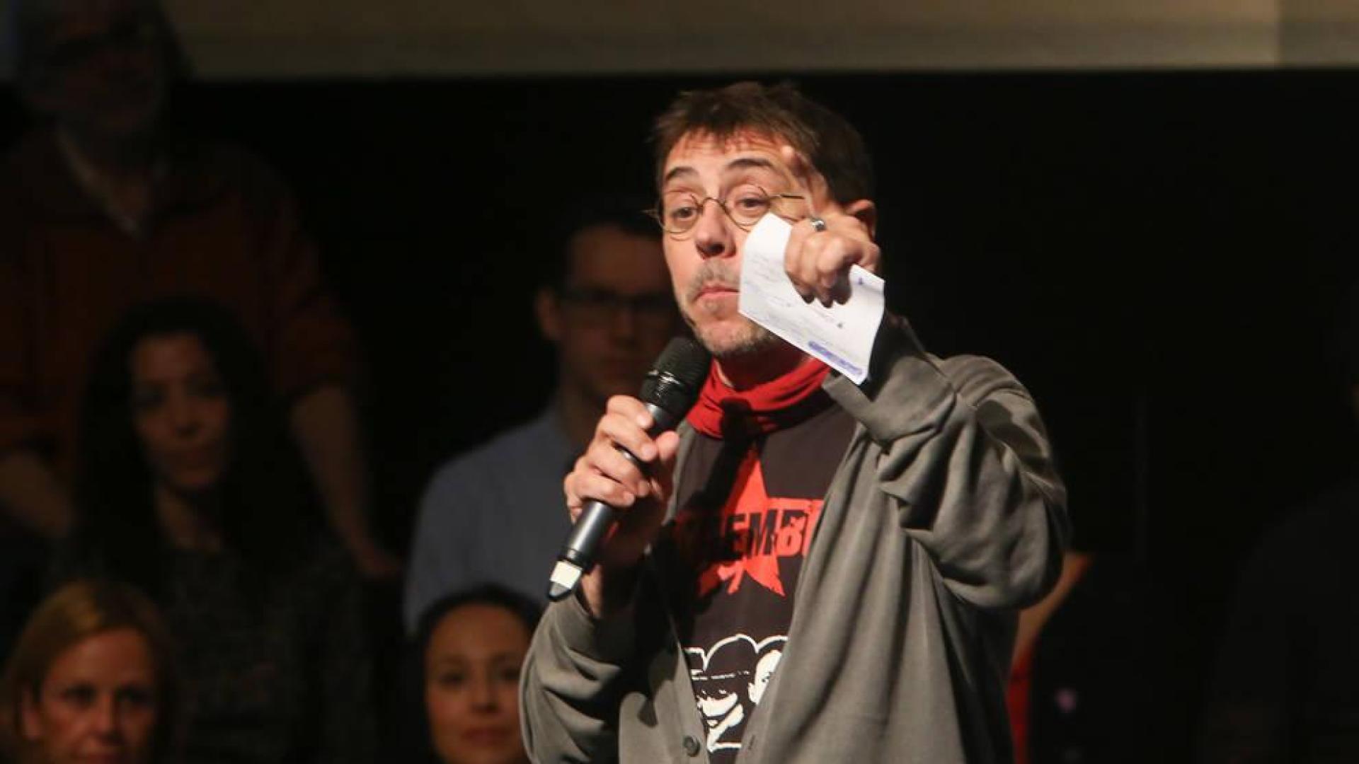 Monedero arremete contra Carmena: "No nos merecemos cómo nos ha tratado"