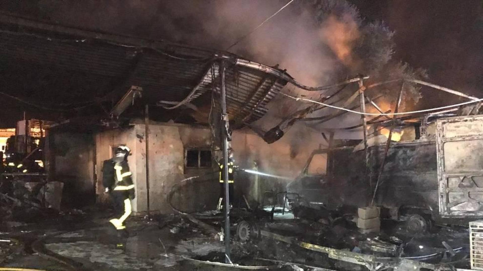 Un incendio en una zona de chabolas en Navalcarnero deja 14 heridos