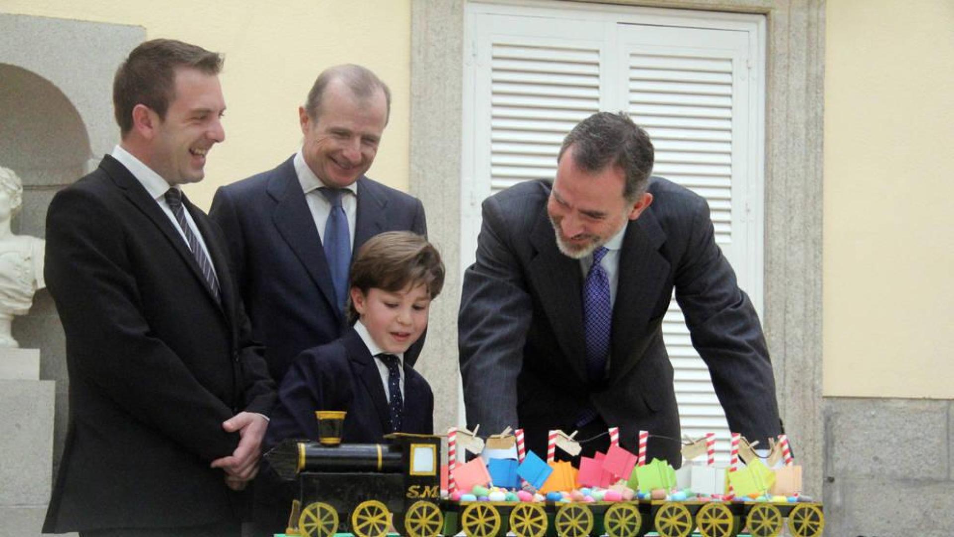 El Rey Felipe VI de Mateo Calvo, del colegio Irabia