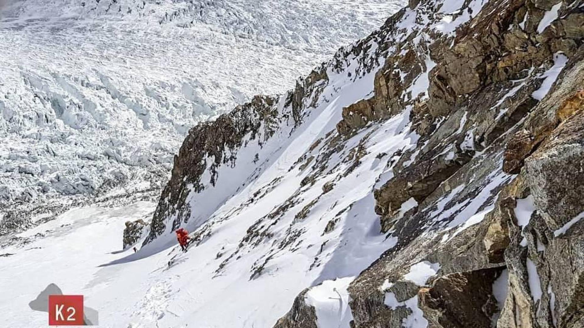 Por las laderas del K2 hacia el campo II (6.500 m)