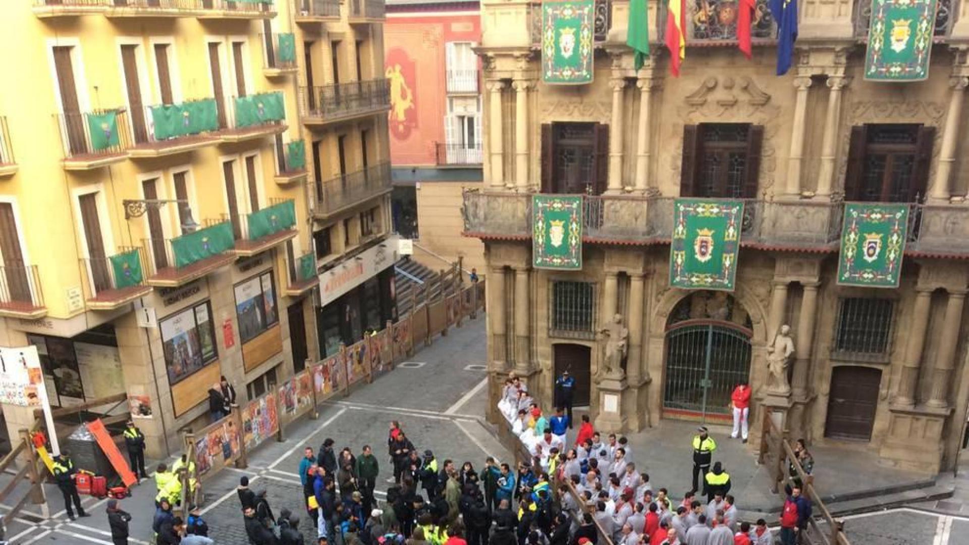 Los toros vuelven hoy a Pamplona con el rodaje de la película china 'Line Walker II'