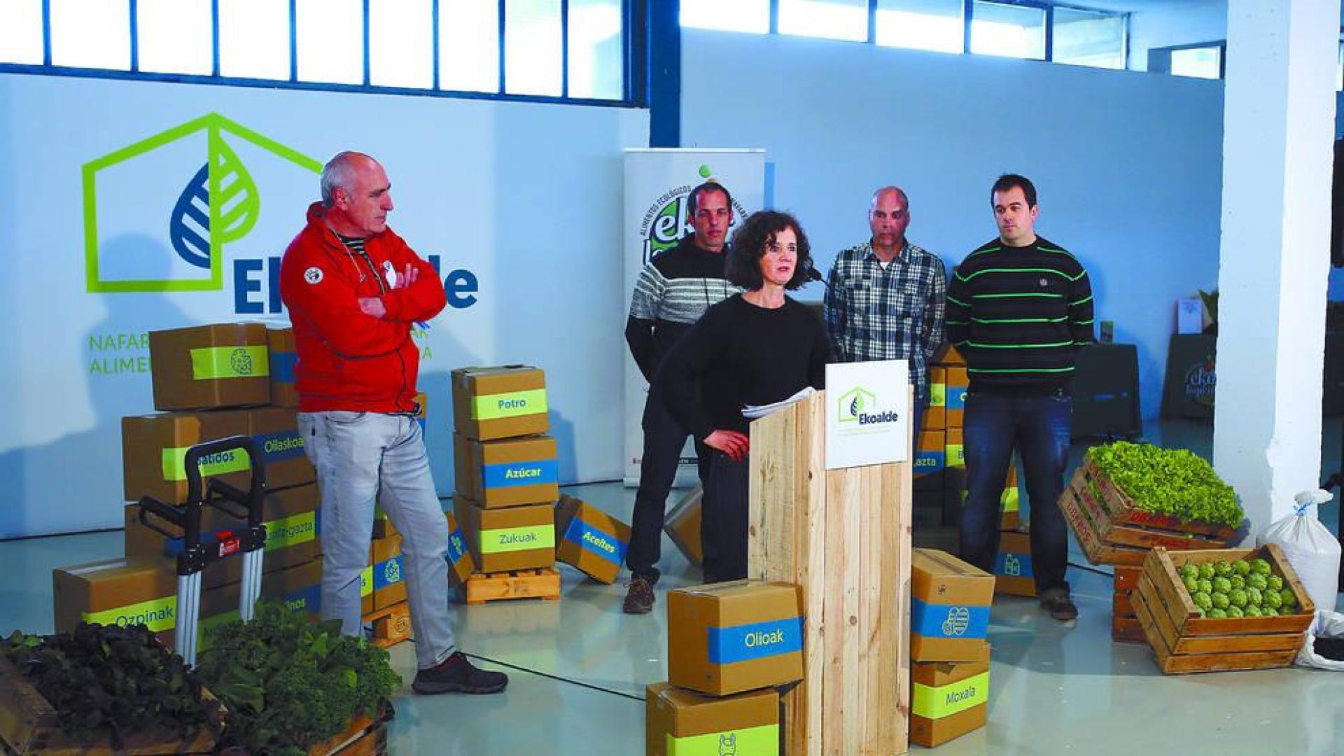 Inaugurado el centro de acopio de alimentos ecológicos en Noáin