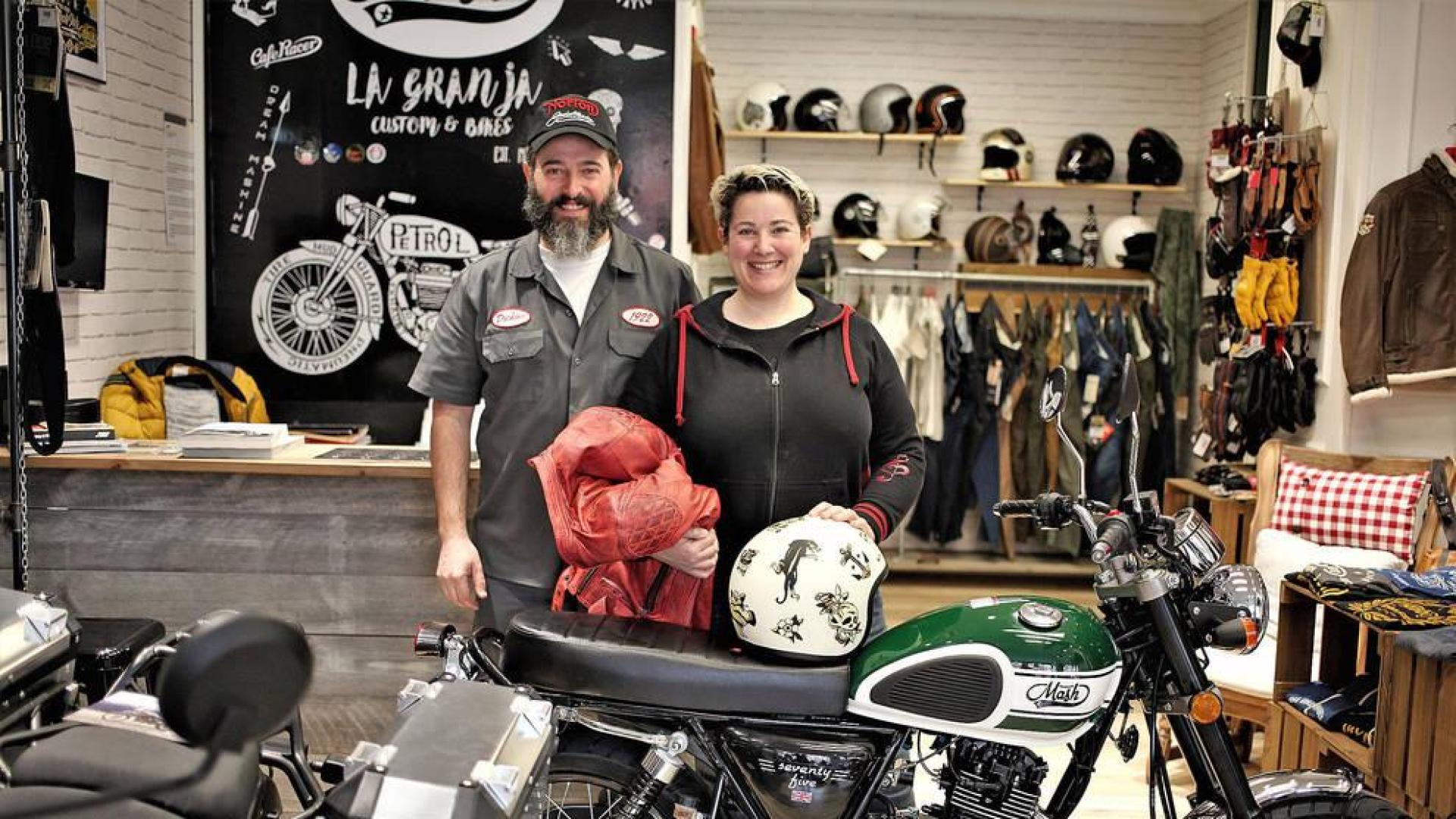 Un viaje en moto con estilo 'retro'