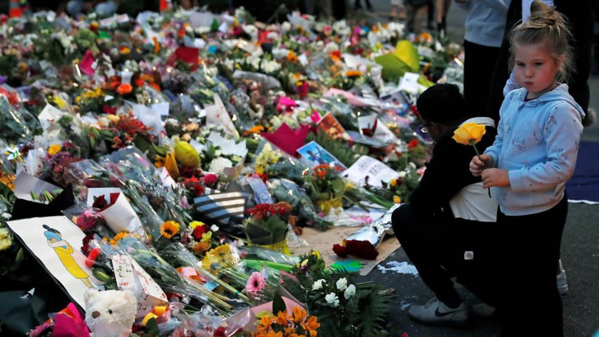 Memorial por las víctimas del atentado terrorista en Nueva Zelanda