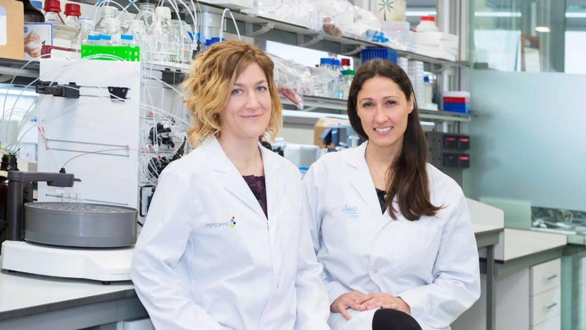 Las investigadoras Laura Soucek y Marie-Eve Beaulieu.