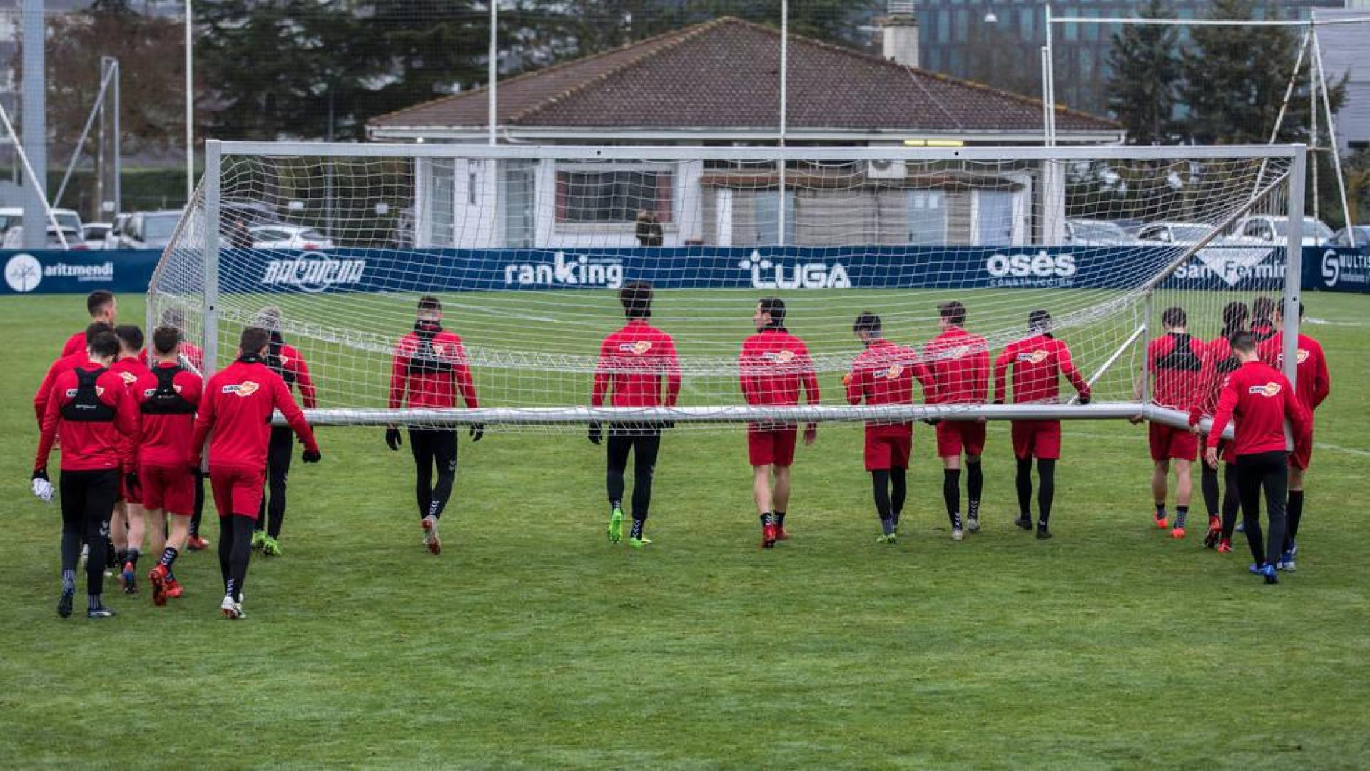 El vestuario de Osasuna se levanta con mensaje