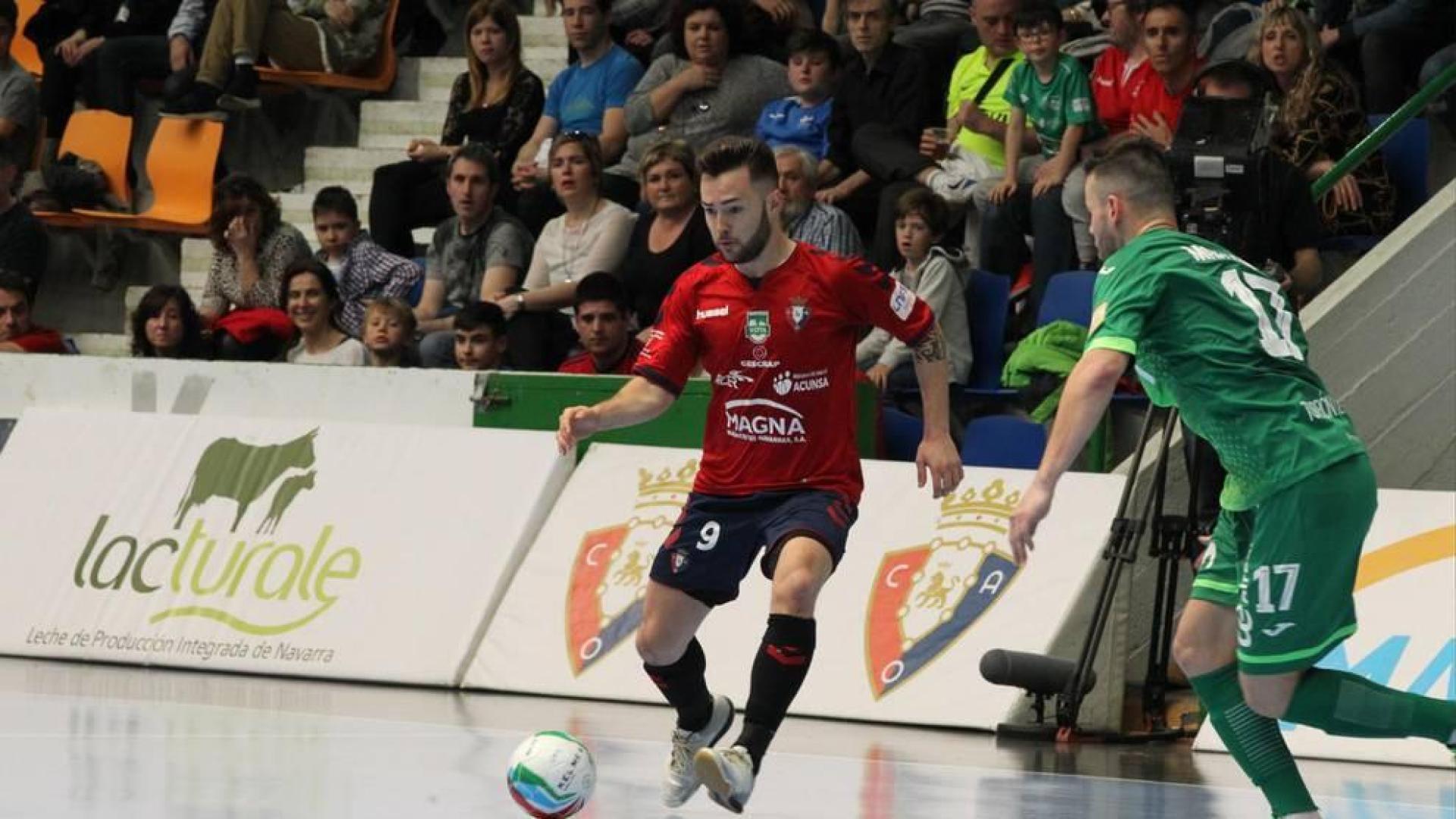 Osasuna Magna y Movistar Inter firman tablas en un espectacular partido