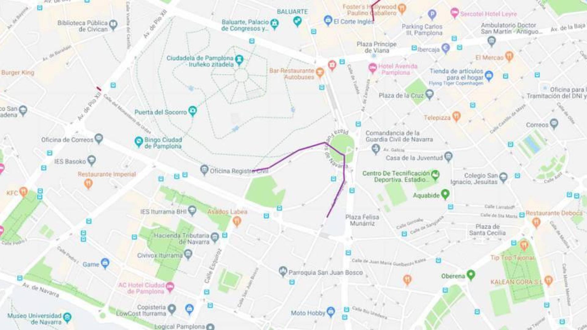Estas son las alteraciones del tráfico en Pamplona para este lunes
