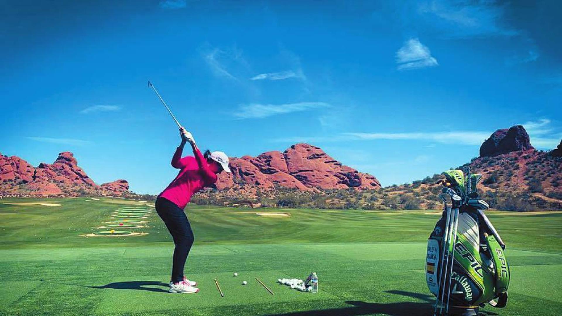 Carlota Ciganda sube al décimo puesto mundial, un hito para el golf español