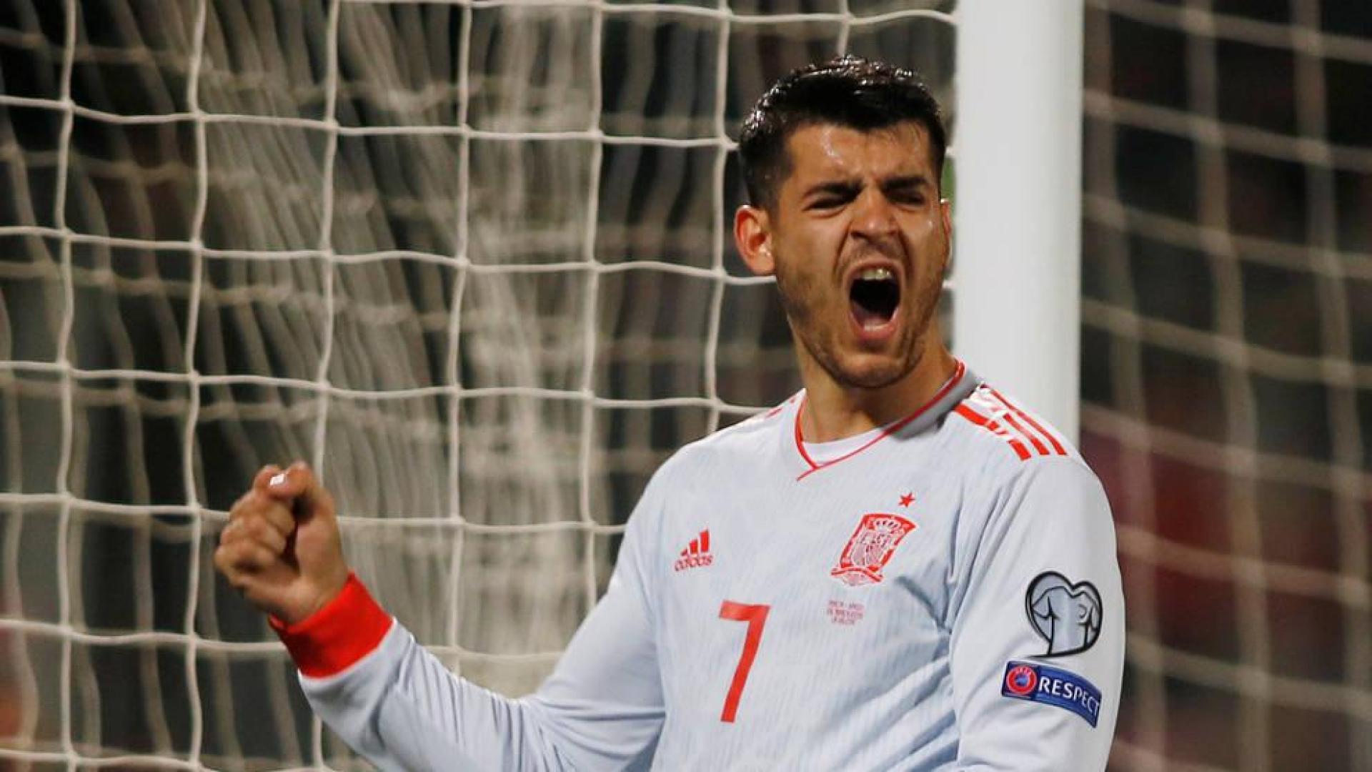 Morata aprovecha el trámite y da el triunfo a España en Malta