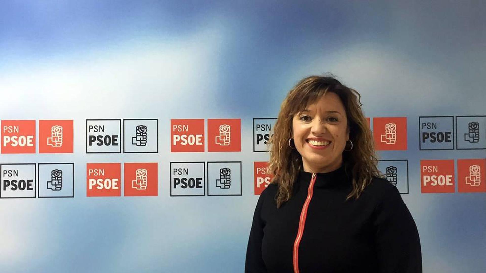 Silvia Cepas, secretaria general del PSN de Tudela