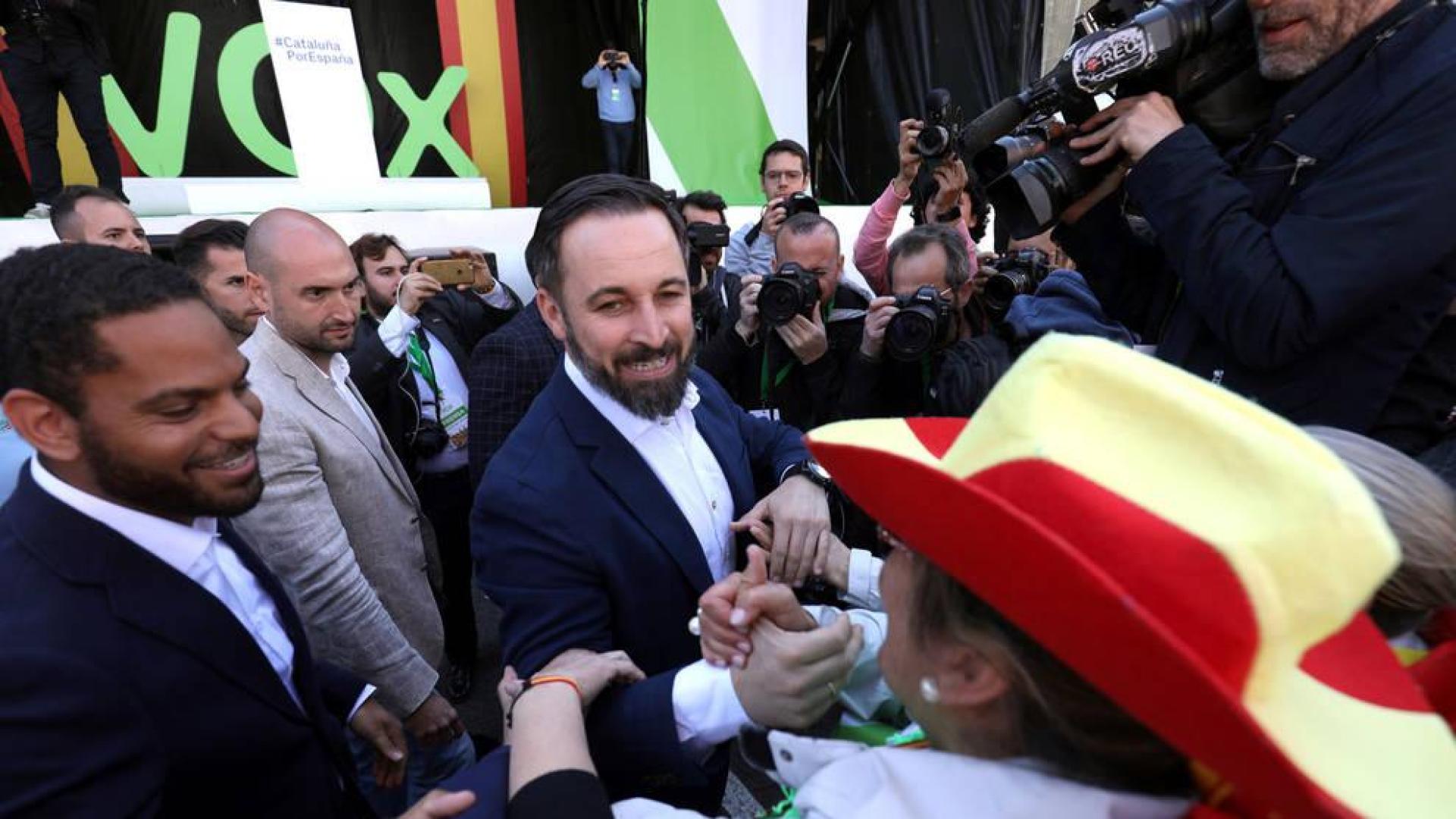 Detenidos en Barcelona durante una protesta contra un acto convocado por Vox