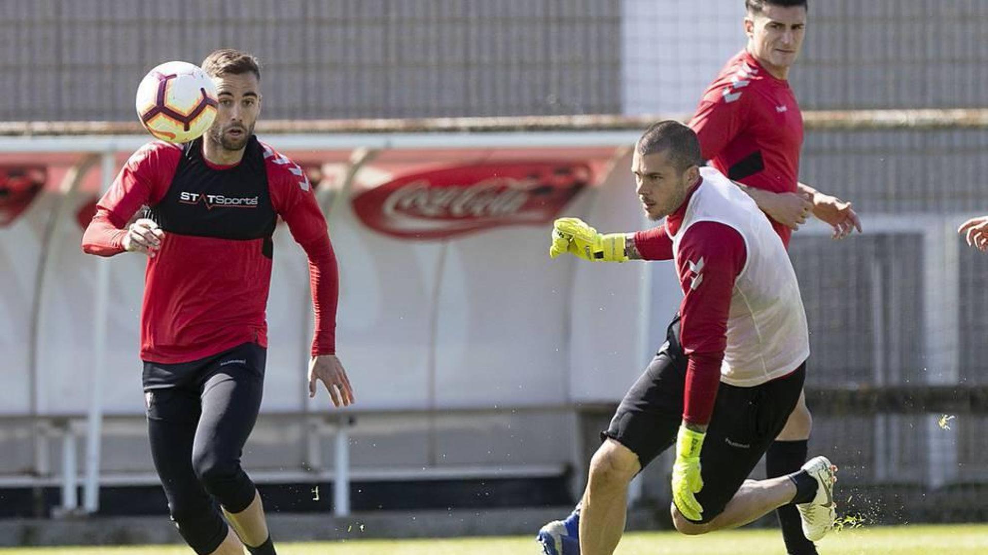 Oier y Juan Villar, novedades para el partido ante el Extremadura Unión Deportiva