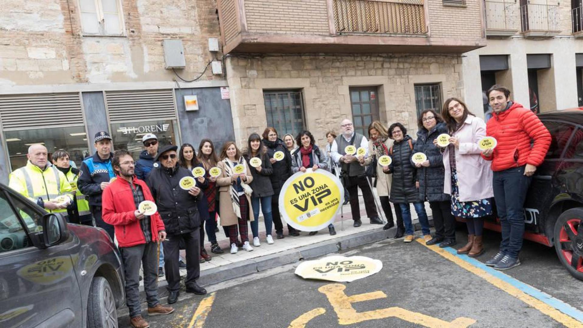 Más de 100 denuncias en 2018 por aparcar en plazas para discapacitados