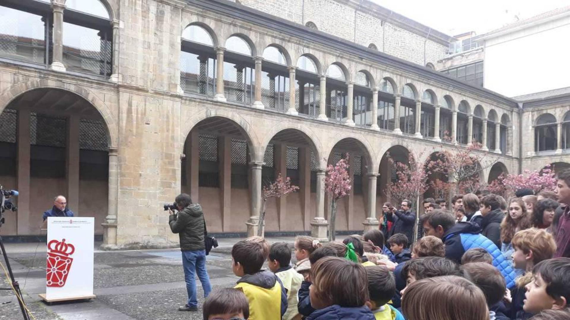 Alumnos navarros se suman a la Semana de Acción Mundial por la Educación