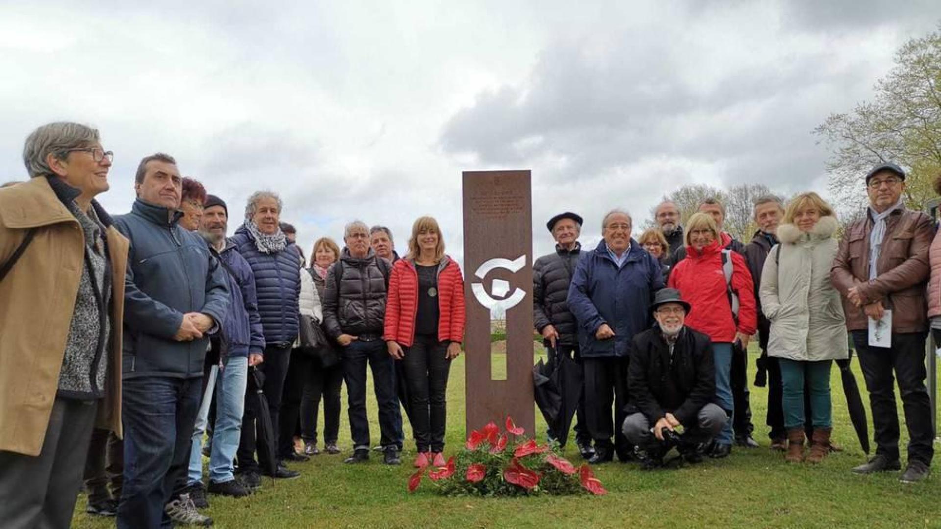 El Gobierno foral participa en el homenaje a los internos en el campo de Gurs