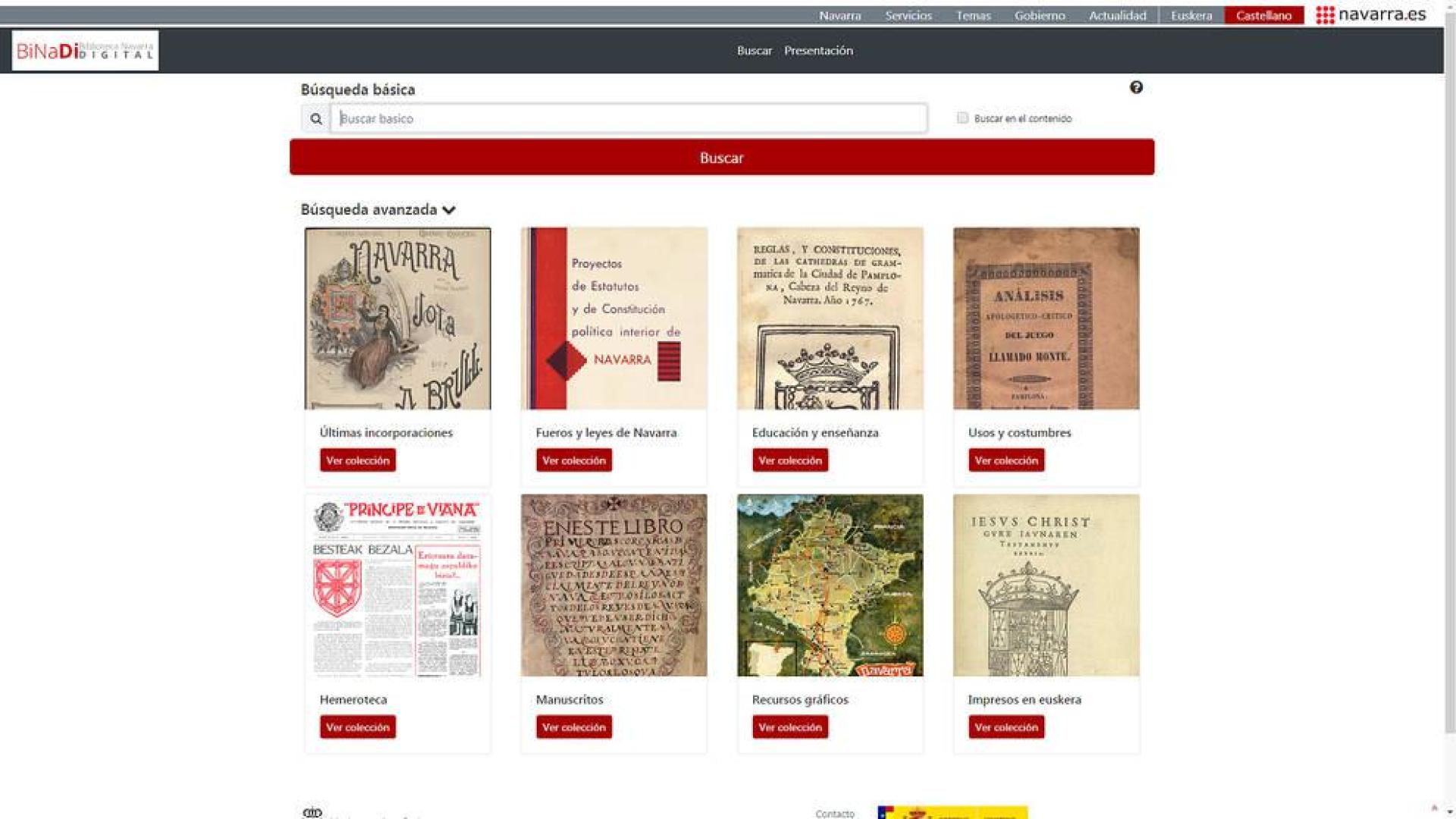 La Biblioteca Navarra Digital estrena una herramienta de gestión mejorada