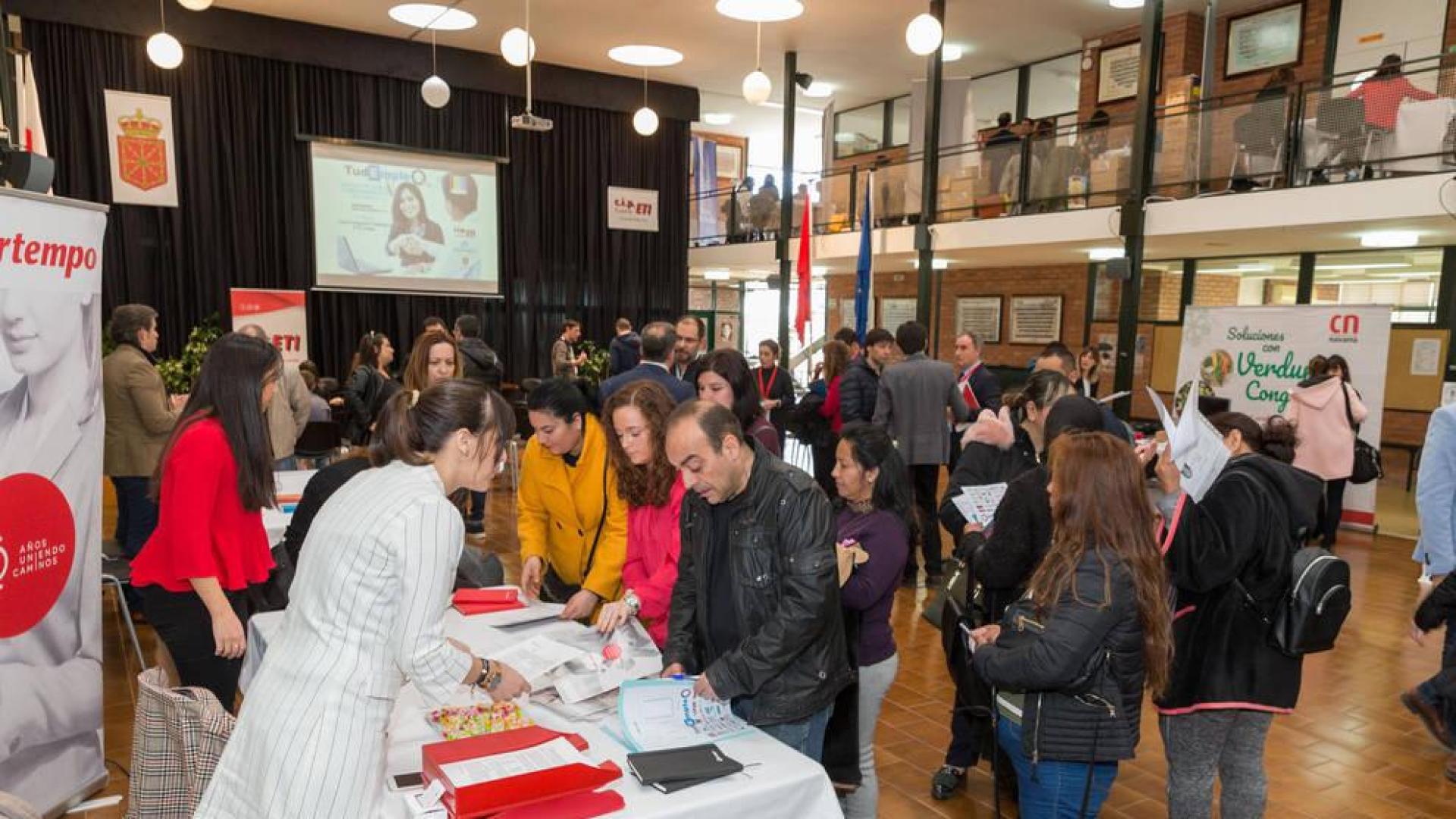 Más de 20 empresas participan en el II Foro de Empleo de Tudela